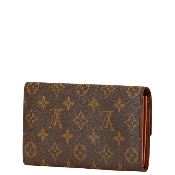 Louis Vuitton Monogram Pochette Porte Monnaie Wallet Long Brown - Picture 2 of 8